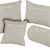 Antwerp Linen Throw Pillows - Natural