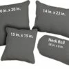Bella Velvet Asphalt Throw Pillows