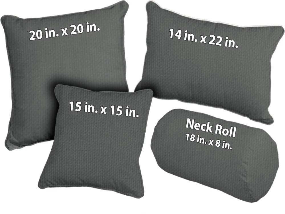 Charcoal - Linen Throw Pillows 1 Charcoal - Linen Throw Pillows