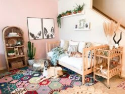 The Dappled Path Natural Bed Frame Maple - Choose Size