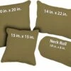 Khaki - Organic Cotton Duck Throw Pillows