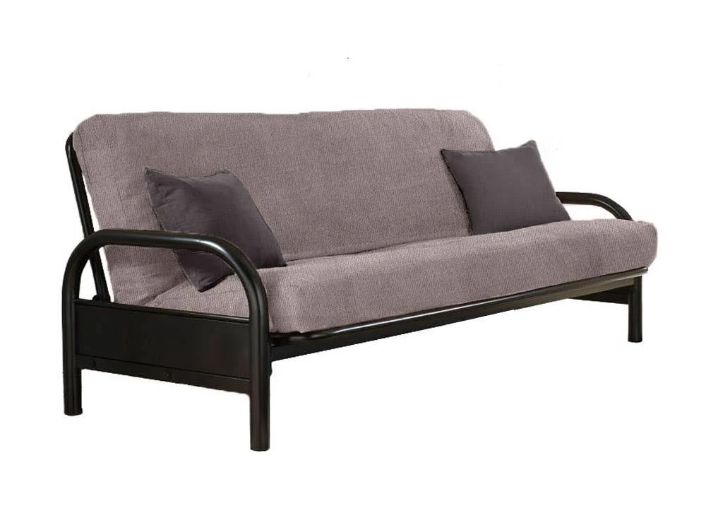 Leslie Textured Futon Cover - Stone 2 Leslie Textured Futon Cover - Stone - Image 2