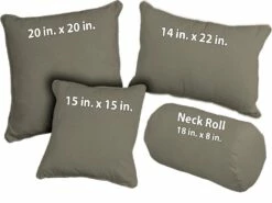 Oakley Graphite Polyester Pillow