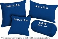 Pacific Blue Outdura Fabric Weather Resistant Pillow (pfa774H)