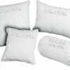 White Micro Fiber Throw Pillows